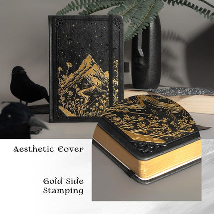 MGGAO Dotted Journal for Women Men, A5 Hardcover Dot Notebook