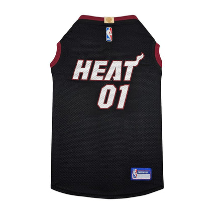 Pets First HEA-4047-XL Miami Heat Basketball Mesh 