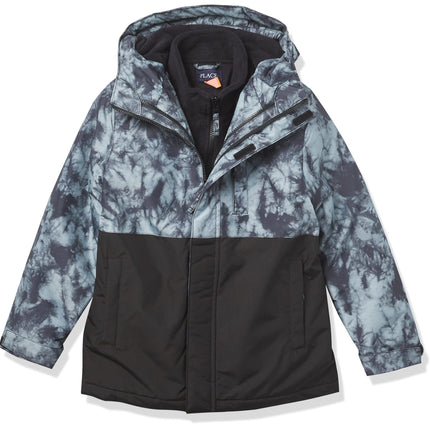 The Children's Place Boys' 3 in 1 Winter Jacket wi