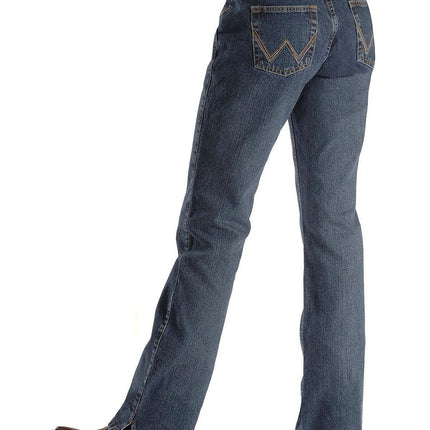 Wrangler Women's Cash Mid Rise Vented Hem Ultimate Riding Jean, American Spirit, 9-32