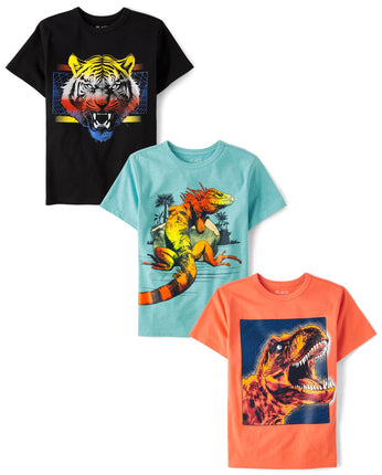 The Children's Place Boys' Gamer Short Sleeve Grap