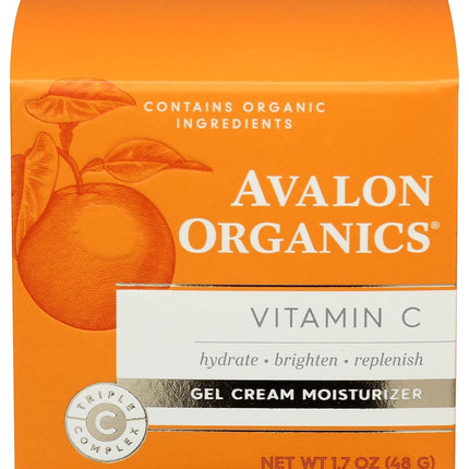 AVALON ORGANICS Vitamin C Gel Cream Moisturizer, 1