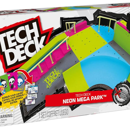 Tech Deck Neon Mega Park X-Connect Creator Skatepark Ramp Set