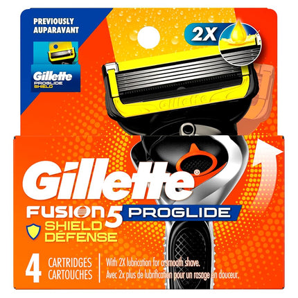 Gillette ProGlide Shield Mens Razor Blade Refills, 4 Count, Shields Against Skin Irritation