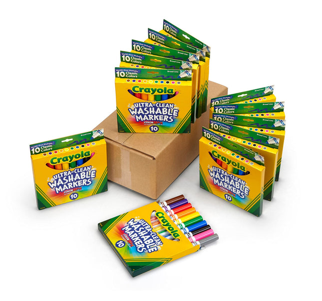 Crayola Ultra Clean Washable Broad Line Markers (1
