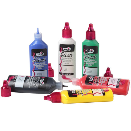 I Love To Create Tulip Dimensional Fabric Paints 1.25oz 6/Pkg-Slick