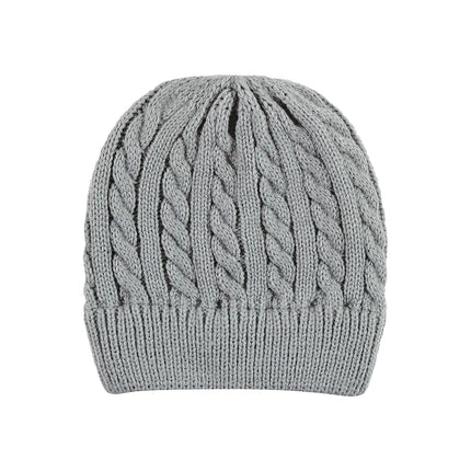 Hudson Baby Gorro de punto con puño para bebé, unisex, 3 unidades, lila crema, adulto