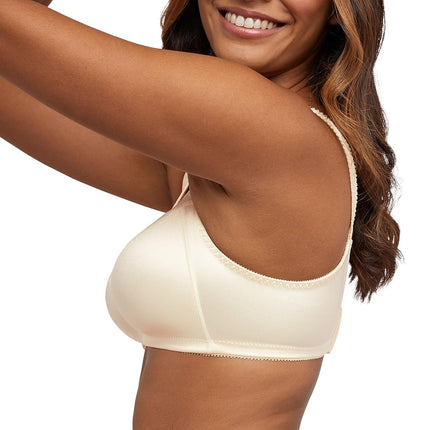 Maidenform Women's Double Support Wire-Free Bra Non, Light Beige, 42B
