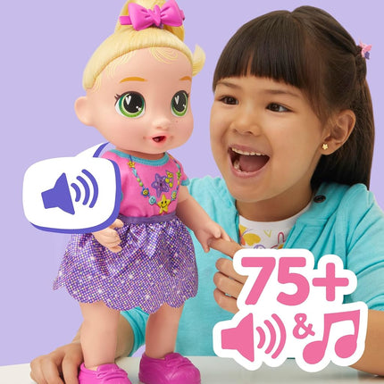 Baby Alive Baby Grows Up, LaLa GooGoo, 6 Milestones and Baby's First Tooth, Interactive Talking Doll for Girls and Boys Ages 3+