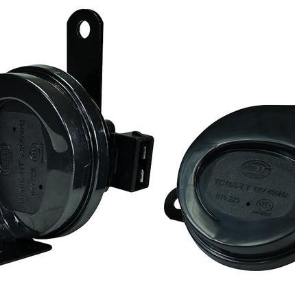HELLA 011225851 Black 12V BX Trumpet Horn Kit (Vw)