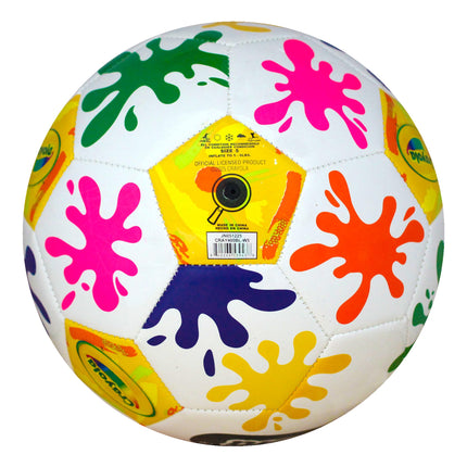 Crayola Official Soccer Ball - Unisex Kids - CRAY400BL Ink Splash Size 5