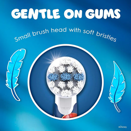 Oral-B Kid's Electric Battery Powered Toothbrush, Featuring Extra Soft Color Changing Bristles, for Ages 3+