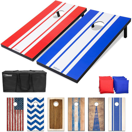 GoSports 4 x 2 ft Classic Design Cornhole Game Set