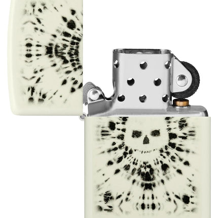 Zippo Glowing Skull Design Glow in The Dark Pocket Lighter