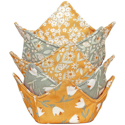 ROGITU Cotton Microwavable Bowl Cozy, Microwave-Sa