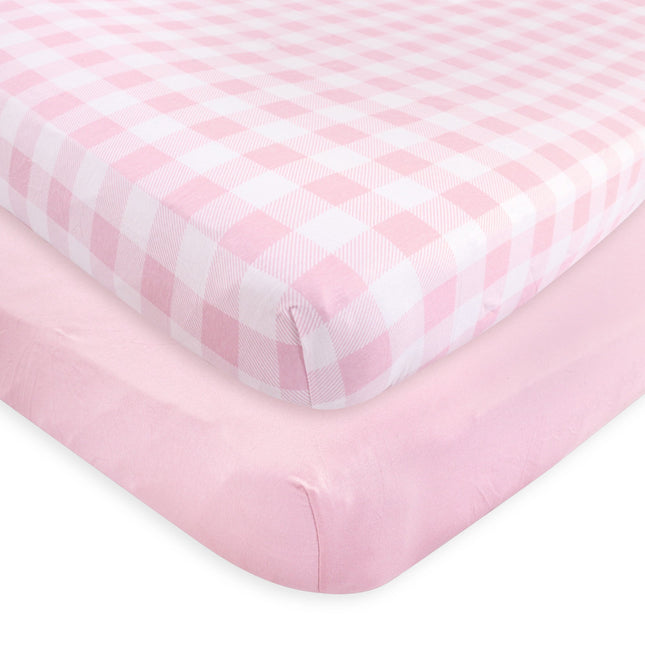 Touched by Nature Organic Fitted Crib Sheets, 2 Pa