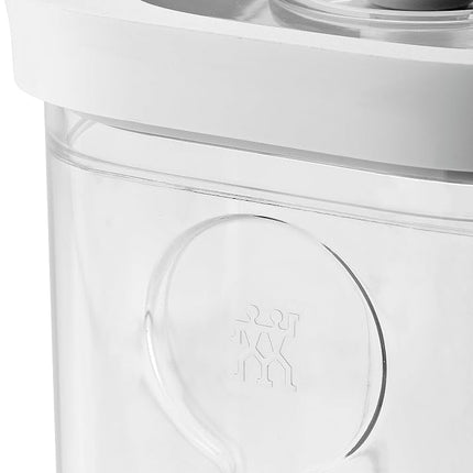 ZWILLING FRESH & SAVE CUBE Box, size 4S, modular & stackable container, airtight & vacuumable storage, dishwasher friendly, transparent