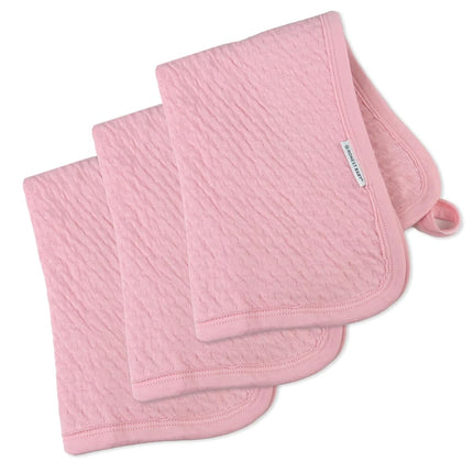 Paño para eructos Honesto Bebé Matelasse, rosa, talla única