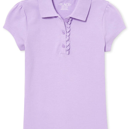 The Children's Place Girls' Short Sleeve Ruffle Pi