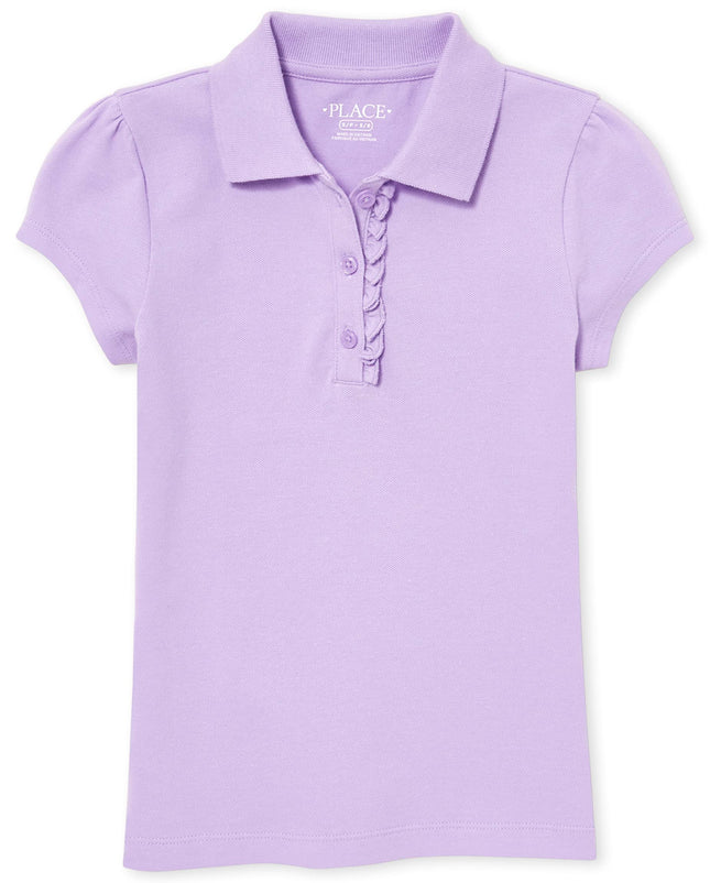 The Children's Place Girls' Short Sleeve Ruffle Pi