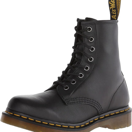 Dr. Martens Women's 1460 W 8 Eye Lace-Up Ankle Boot,Black Nappa Leather,6 UK/8 M US