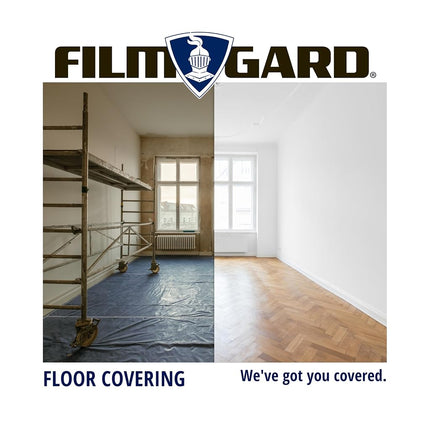 Film-Gard 626132 10x25 BLK Sheeting, Black, 10' x 25' x 3mil