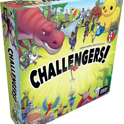 Z-Man Games, Challengers, Board Game, Ages 10+, 1-