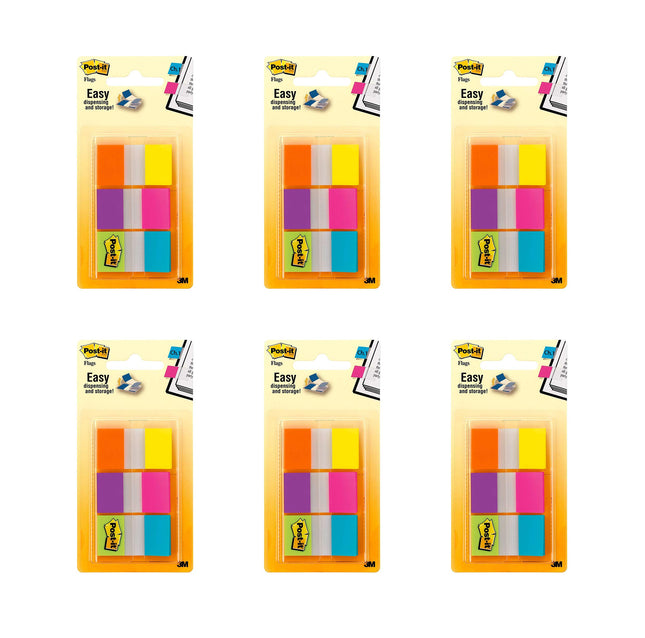 Post-it Flags Electric Glow.94 in x 1.7 in, 60 Fla