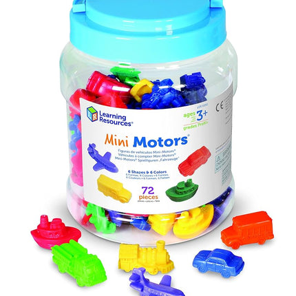 Learning Resources Mini Motors Counters, set 0f 72