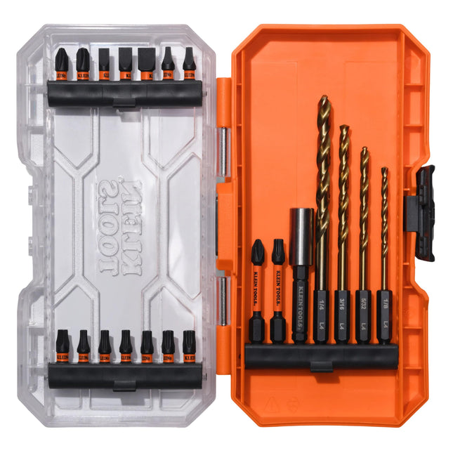 Klein Tools 33811B Drill and Driver Bit Set, 21-Pi