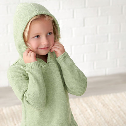 Gerber Baby and Toddler Girls Sweater Dress with Tulle Skirt, Green, 18 Months