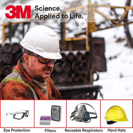 3M Safety Glasses, Solus 1000 Series, ANSI Z87, Scotchgard Anti-Fog, Clear Lens, Green/Black Frame