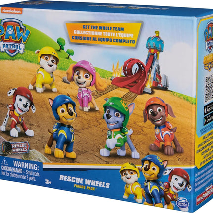 Paw Patrol Rescue Wheels 7-Piece Collectible Action Figure Gift Pack