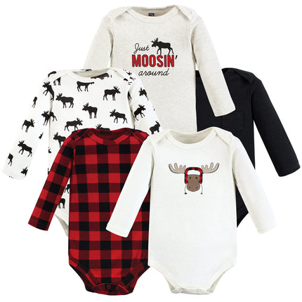Hudson Baby unisex-baby Cotton Long-sleeve Bodysui