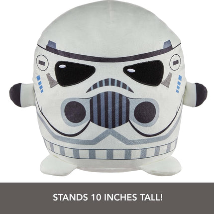 Star Wars Cuutopia Plush Stormtrooper, Soft Rounded Pillow Doll, Collectible Toy Gift Inspired by the Character, 10-inch
