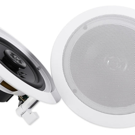 Pair Rockville HC655 6.5" 500 Watt in-Ceiling Home Theater Speakers 8 Ohm