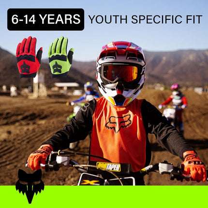 Fox Racing - Youth Dirtpaw Gloves,Orange,YS