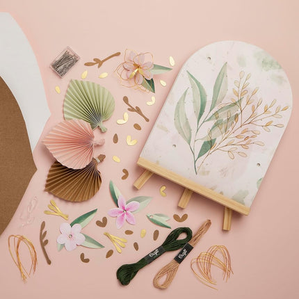 Craft Crush DIY Arched String Art - Interior Design Craft Kit for Teens and Adults- Everything Included for Floral Design - for Teens Ages 13 and Up