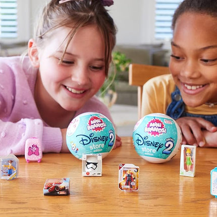 5 Surprise Mini Brands Disney Store Series 2 Mystery Capsule Collectible Toy (2 Pack)