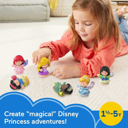 Disney Princess Toddler Toys Little People Gift Set With 6 Character Figures For Pretend Play Ages 18+ Months [Amazon Exclusive]