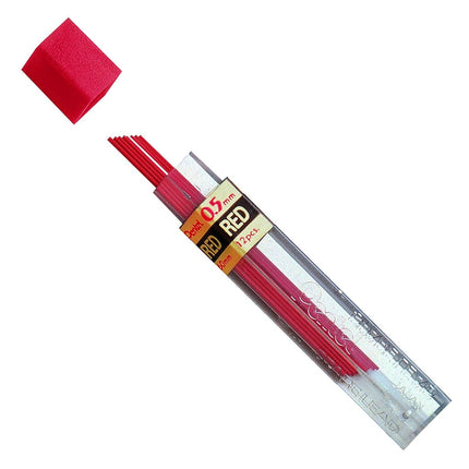 Pentel PPR Cases of 12 Red Refill Leads for Mechanical Pencils 0.5 mm