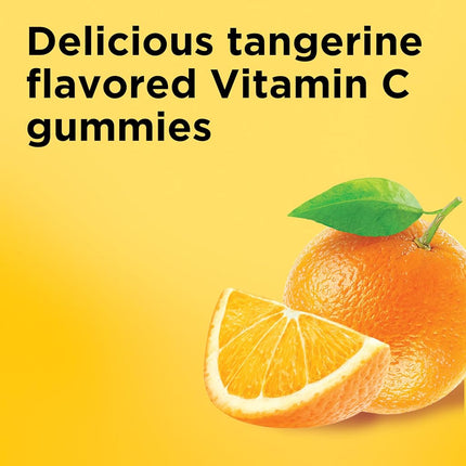 Nature Made Extra Strength Vitamin C Gummies 500mg, for Immune Support, Antioxidant Support, Tangerine, 60 Count