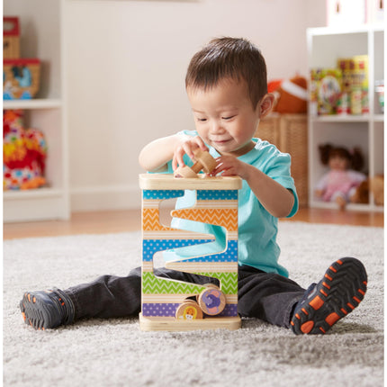 Melissa & Doug Safari Zig-Zag Tower Early Development Toy