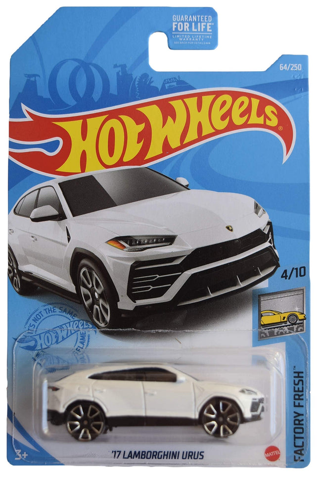 Hot Wheels '17 Lamborghini Urus, [White] 64/250 Fa