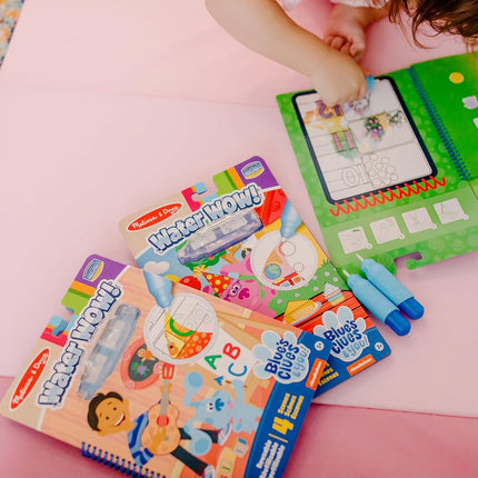 Melissa & Doug Blues Clues & You! Water WOW!! Pack of 3 Travel Books | Activity Pad | 3+ | Gift for Boy or Girl