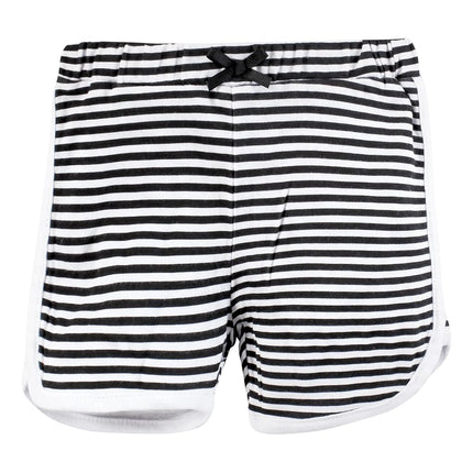 Lot de 4 bas de short unisexe Hudson Baby, motif léopard rayé, 0-3 mois