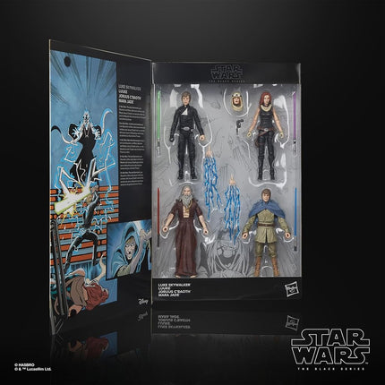 Star Wars The Black Series The Last Command Luke Skywalker, Luuke, Joruus C'baoth, Mara Jade 6-Inch Action Figures