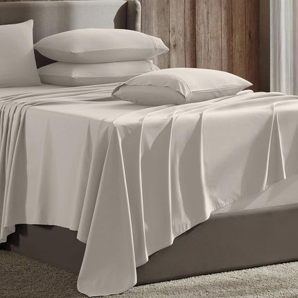 Hearth & Harbor Extra Deep Pocket Queen Sheets Sets - Fits Mattress 18-24 Inches Deep - Extra Deep Pocket Sheets - 6 Piece Queen Size Sheets - Linen