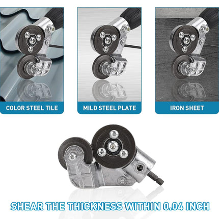 dirnatel Upgraded Electric Drill Plate Cutter Attachment/Adapter