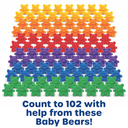 Baby Bear Sorting Set 102 Bears 6